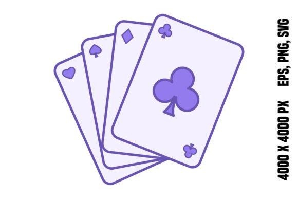 Colored Card Game Icon: Vibrant Graphics for Playful Branding