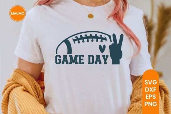 Game Day, Football SVG Sports Quote – Graphics for Print Templates