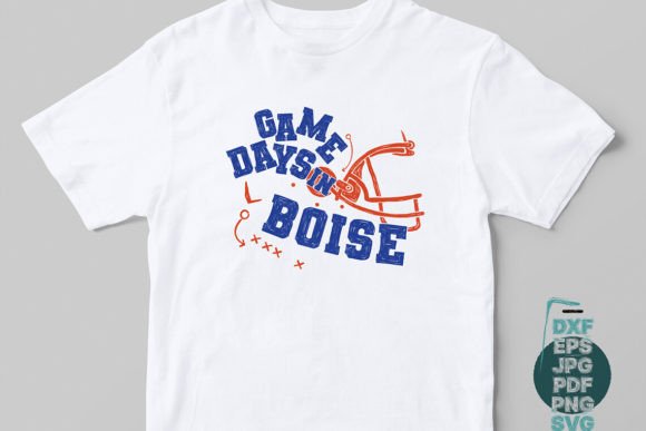 Game Days in Boise – A Vibrant Graphic Design Asset for Local Business Branding
