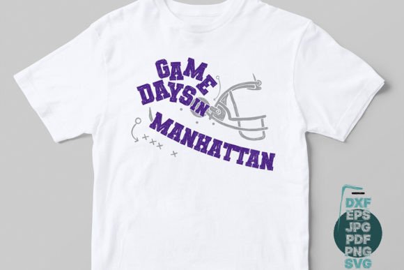 Game Days in Manhattan: A Craft-Friendly Graphic for College Football Fans