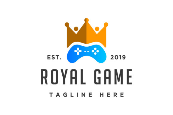 King Game Controller Logo Design Vector: A Dynamic Graphic for Gaming and Tech Blogs