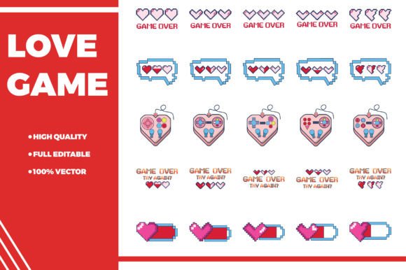 Love Game Graphics: Clean Illustrations for Modern Brand Storytelling