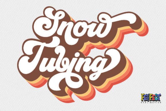 Snow Tubing Retro Groovy Winter Game Svg: A Brand Designer’s Review for Marketing & Print Templates