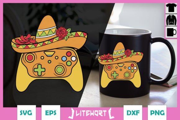Video Game Cinco De Mayo Gamer Boys SVG